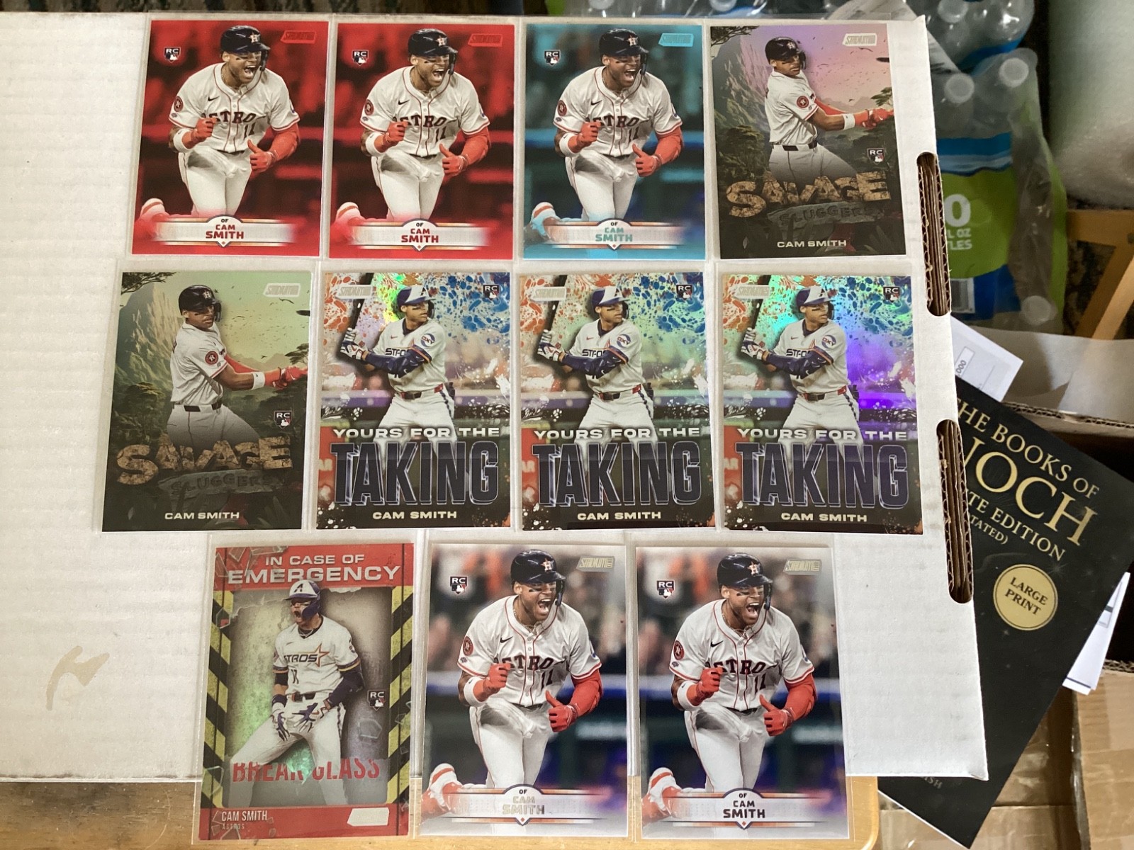 2025 Topps Stadium Club Cam Smith RC red x2 blue 1 6 inserts & 2 base lot of 11