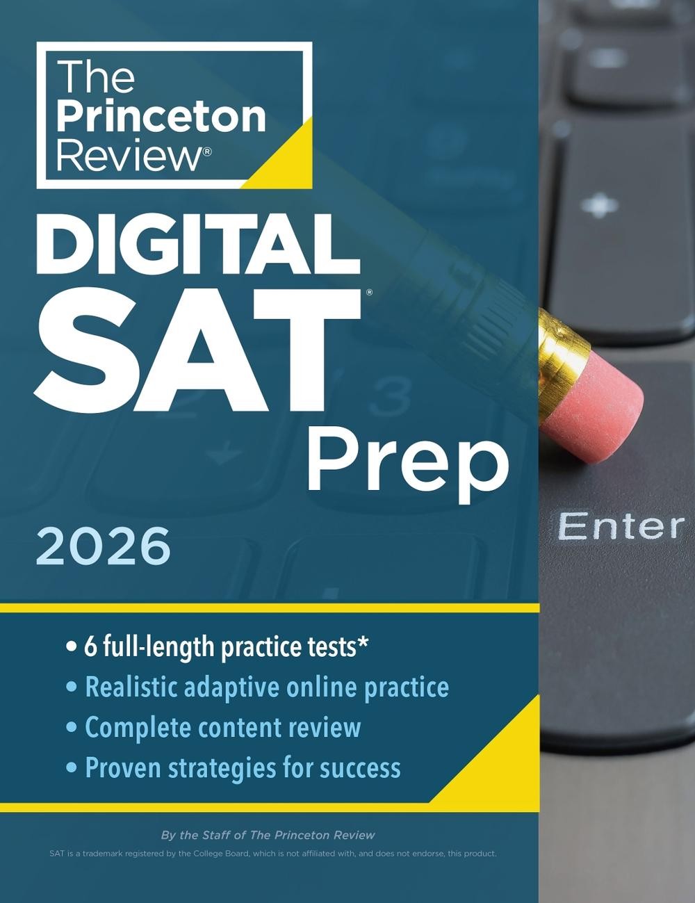 Princeton Review Digital SAT Prep, 2026: 4 Full-Length Practice Tests (2 in Book