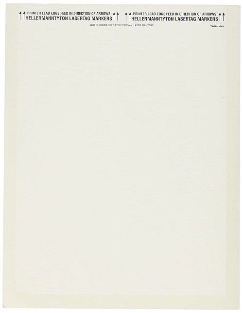 TAG68L-789 - Laser Tag Label 3.8x.275in 70-sheet PET Wht (1 EA)