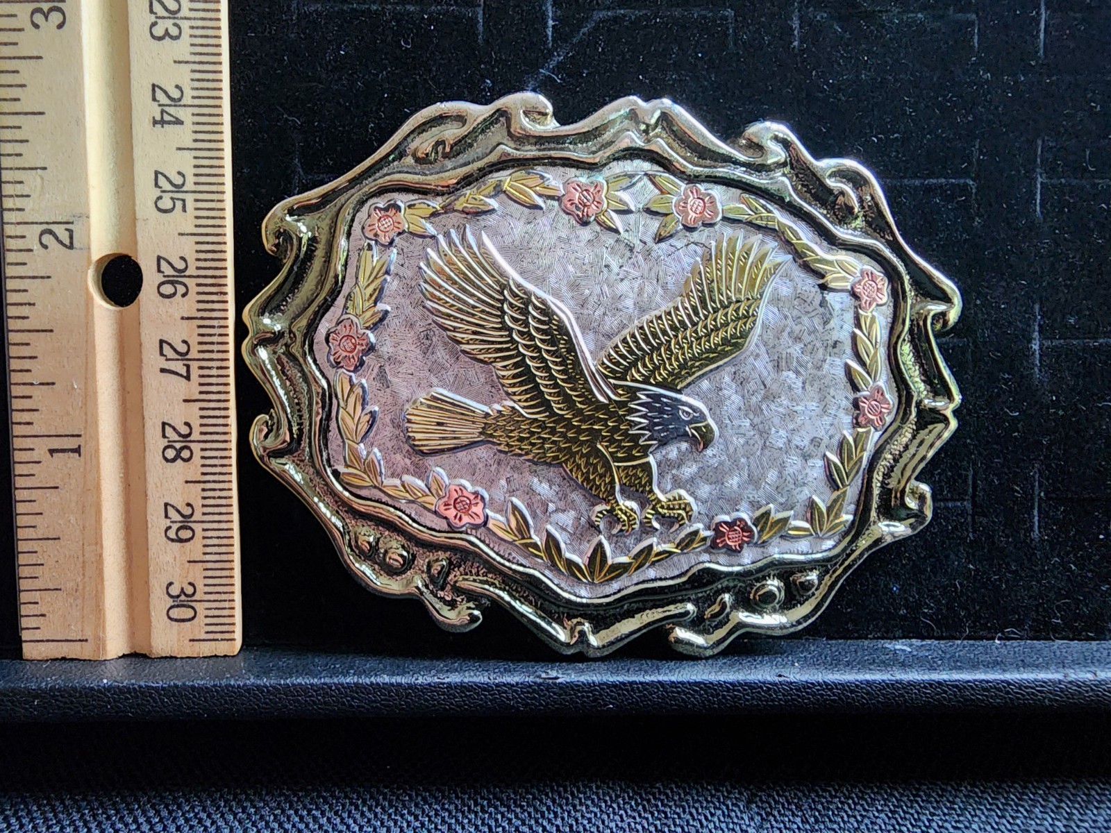 Vintage American Flying Eagle Belt Buckle Used Great Shape USA