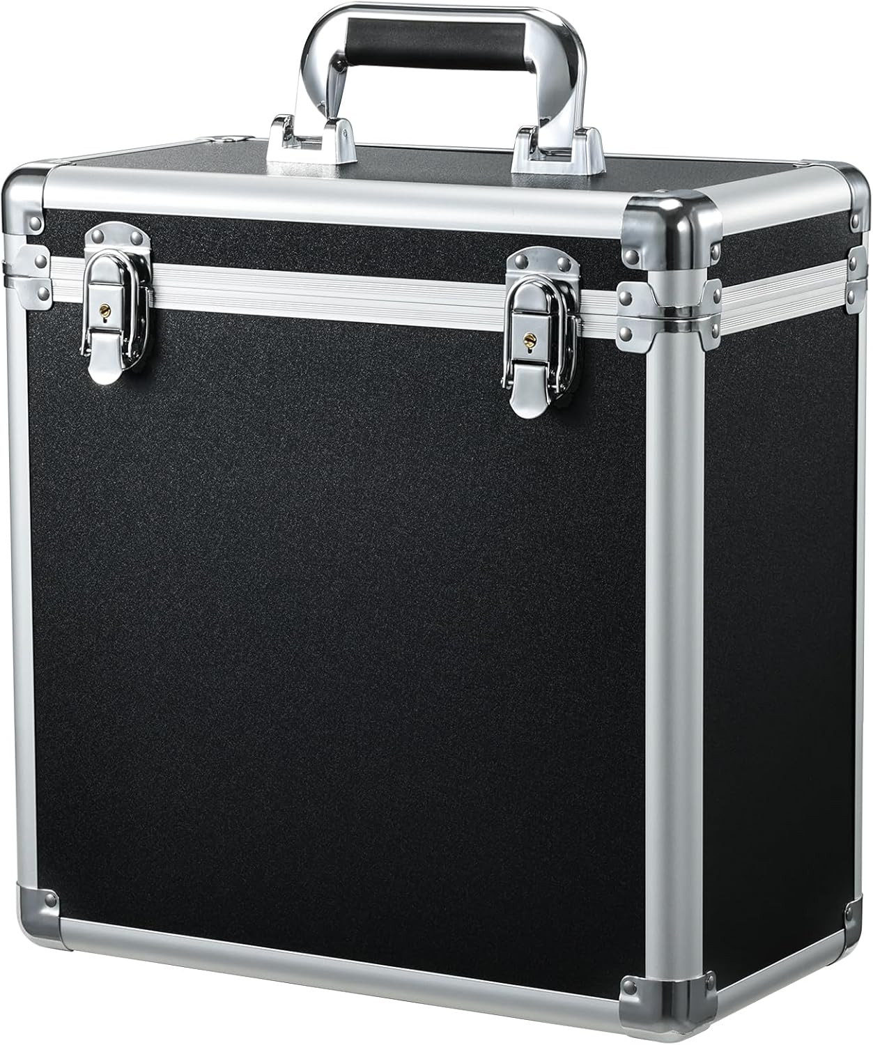 Vinyl Record Storage Case LP Album Collection Display Box Aluminium Water Resist