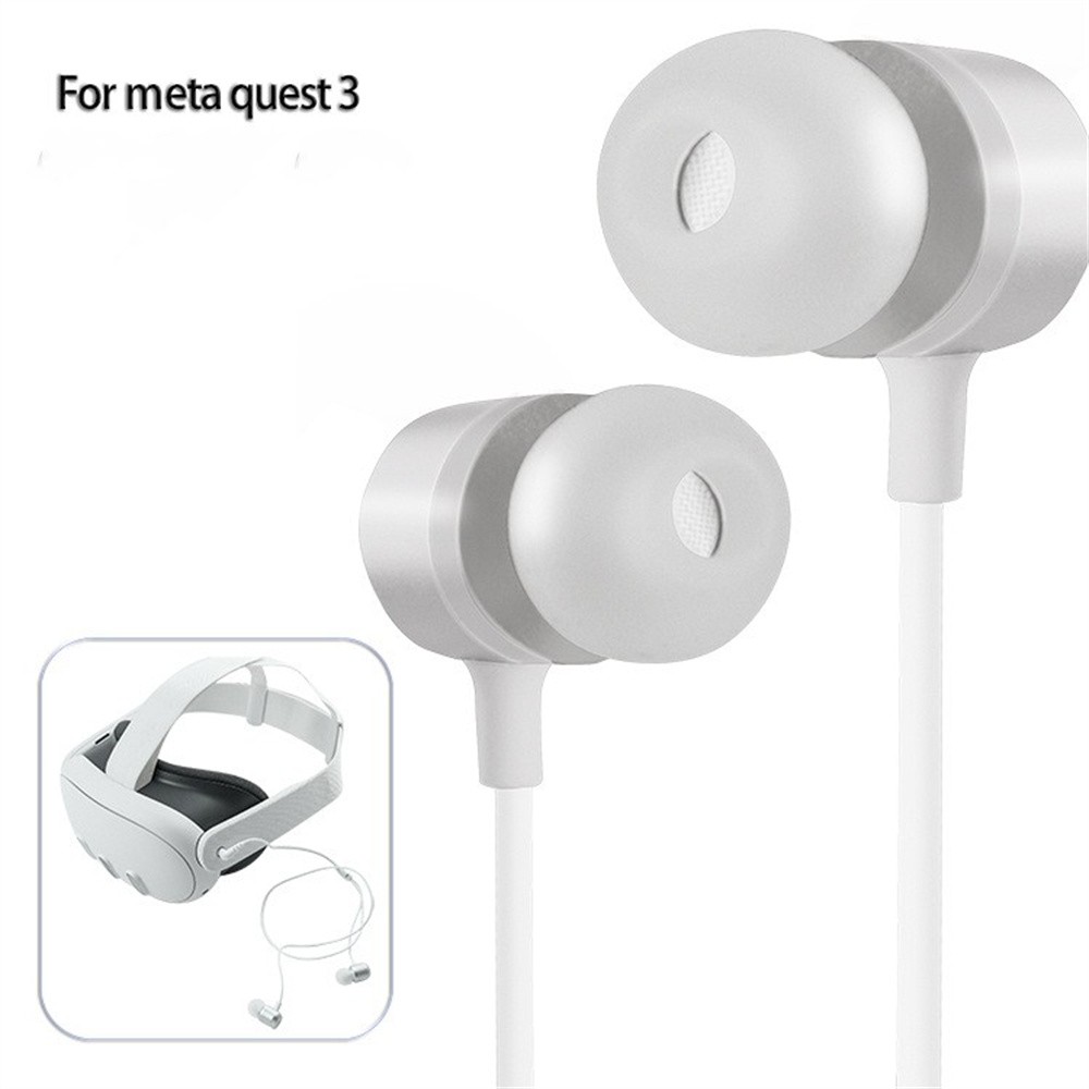 3.5mm Headphones for Oculus Quest 2/3 VR Earphones In-Ear Earbuds Accessories