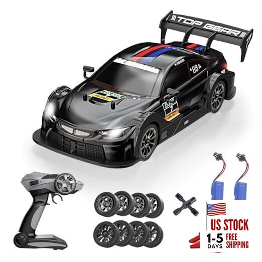 RC Drift Car, 1:16 Scale Remote Control Car 2.4GHz 4WD 40KM/H High Speed RC 
