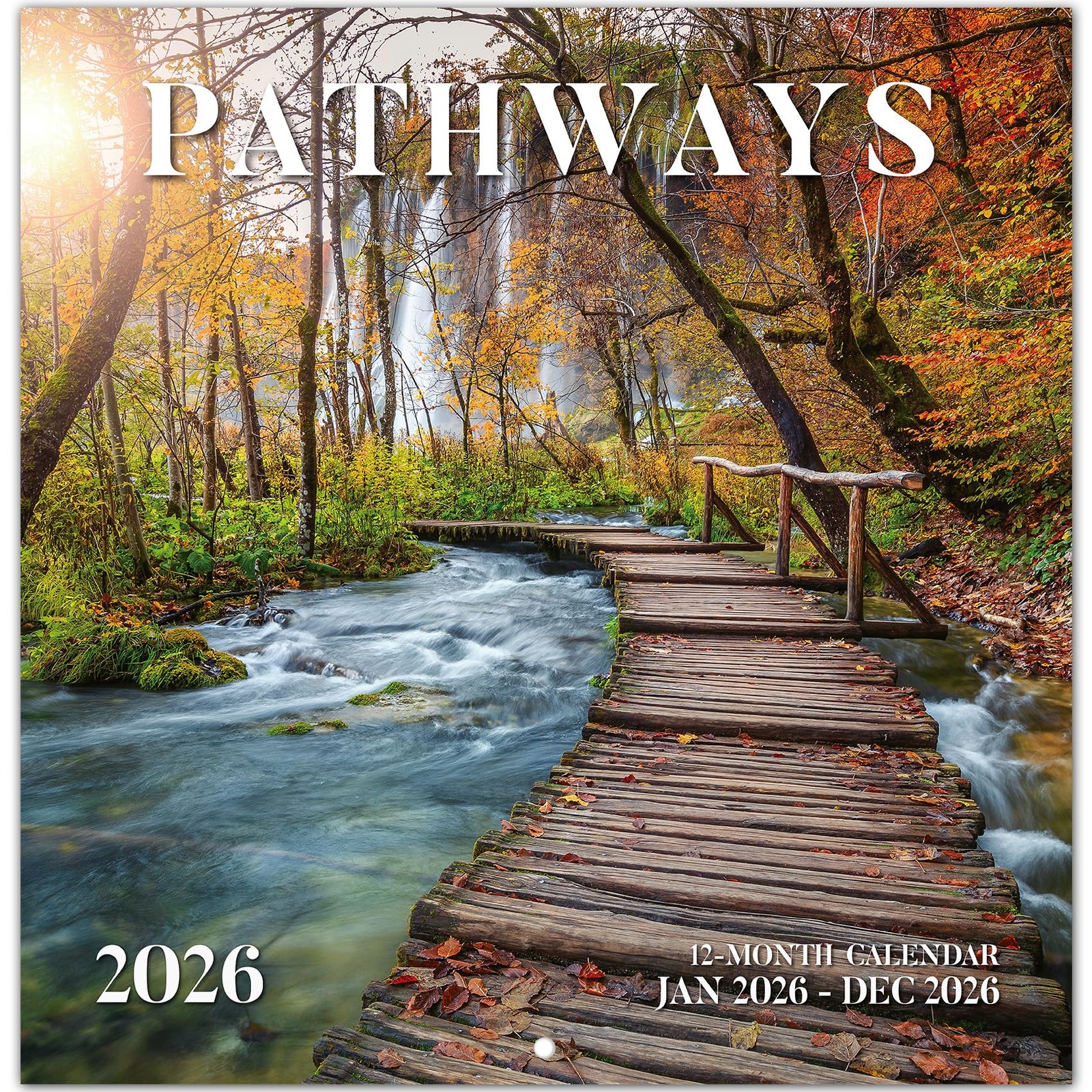 2026 Calendar, Pathways/Trail Monthly Wall Calendar 2026 Runs from M-Pathways 