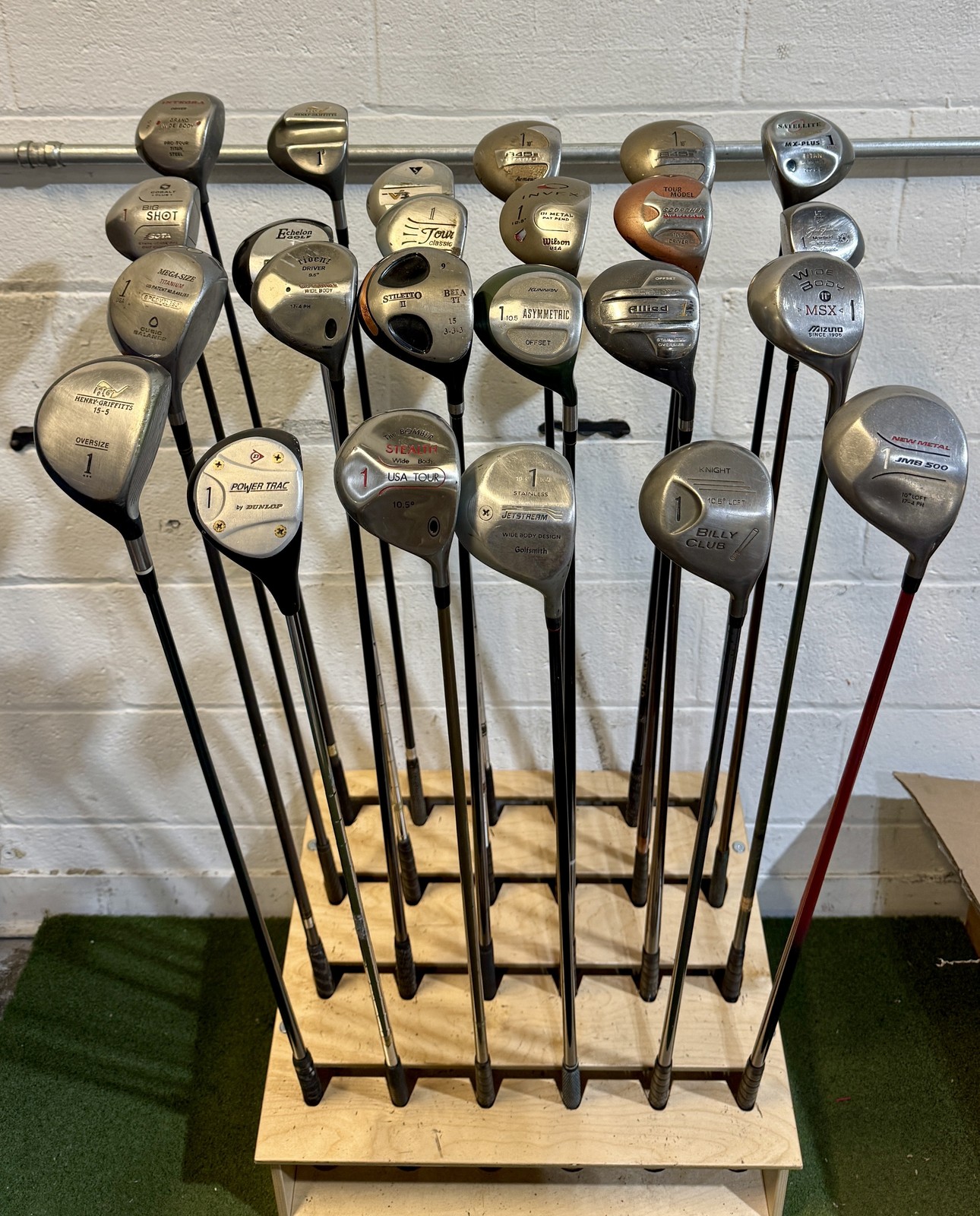 Wholesale Lot of 35 Golf Clubs - Assorted Drivers - Mixed Flexes/Lofts/Lengths