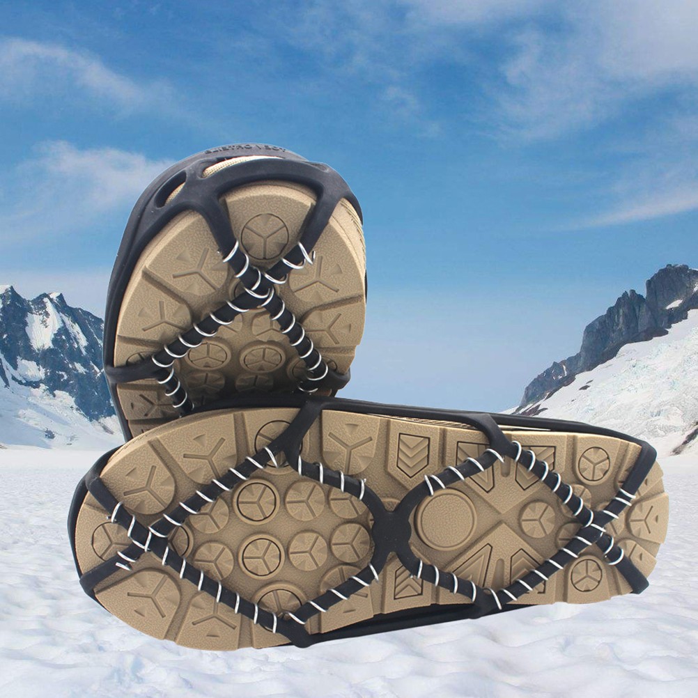  Traction Cleats for Snow Crampons Shoes Covers Non-slip Climbing