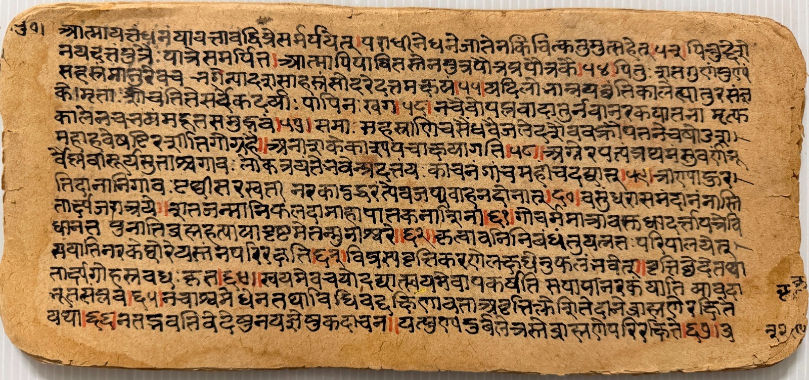 VINTAGE SANSKRIT/HINDI ATTRACTIVE MANUSCRIPT 30 LEAVES-60 PAGES. INTERESTING.