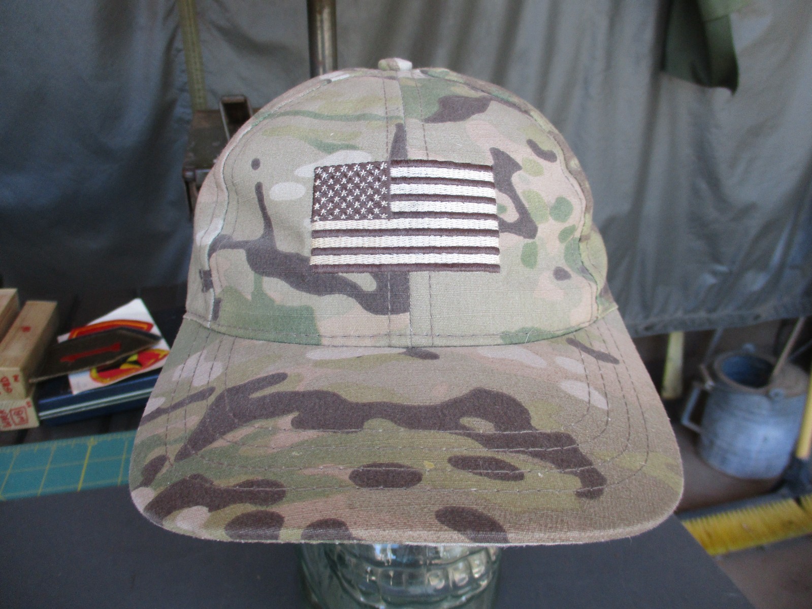 OCP, Multicam, USA made, US Flag, USAF Deployment Hat, Tactical Cap #1