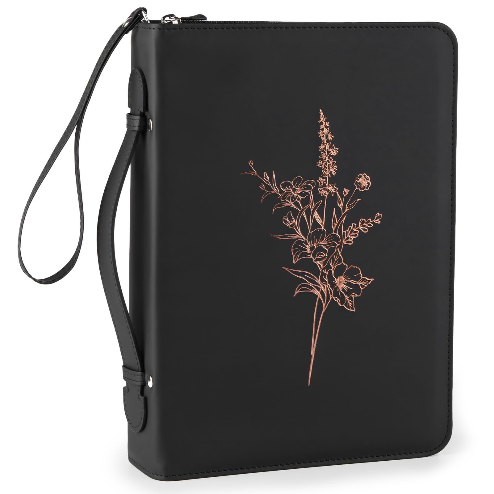 Bible Cover Case for Women and Men, PU Leather Bible Bag Bible Study Supplies...