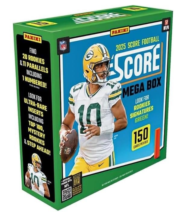 2025 PaniniScore Football Blaster Box Trading Cards Panini 150 Cards Per...