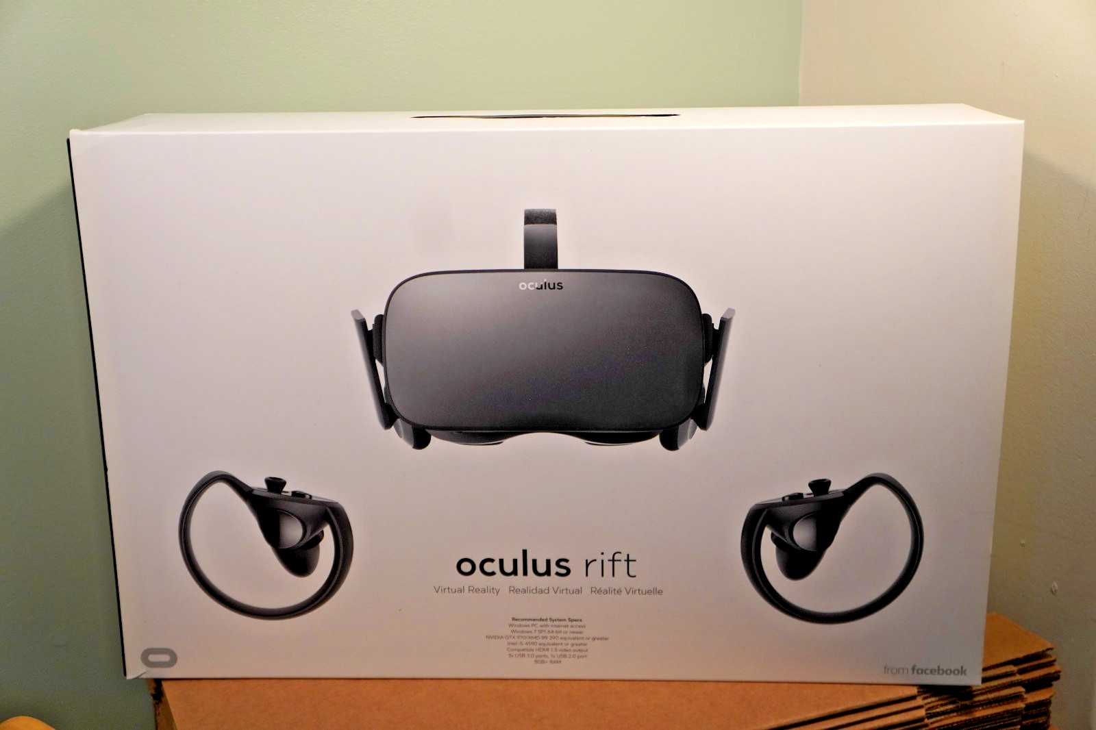 Oculus Rift CV1 Full VR Kit NEW Open Box Factory Bound Complete
