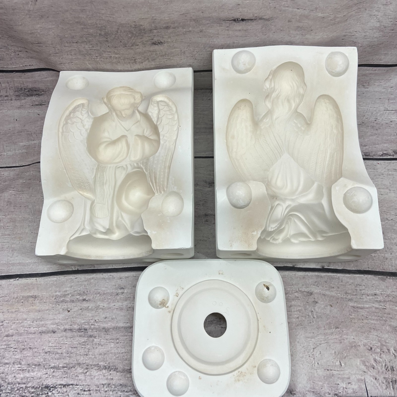 White Horse Ceramic Casting Mold Angel Belt (Left) Figurines #W-251