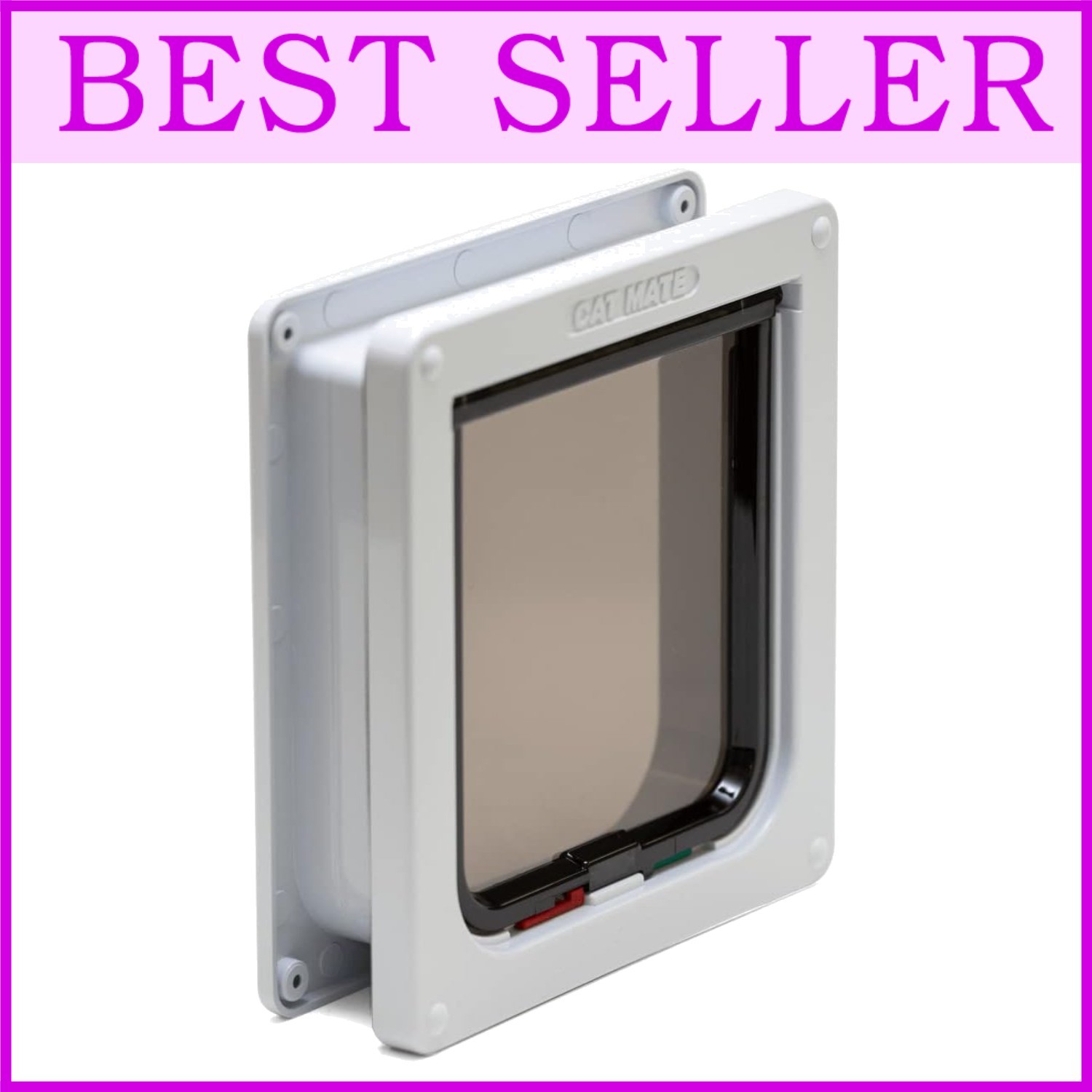 Secure 4-Way Locking Cat Flap - Small to Medium Cats