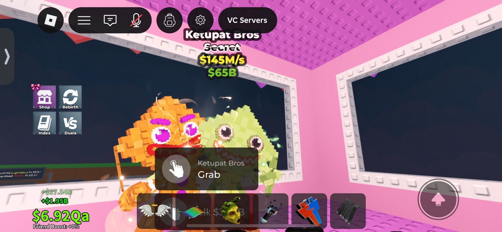 Ketupat Bros Secret Game Item Asset $145M/s $65B Virtual Collectible VC Servers