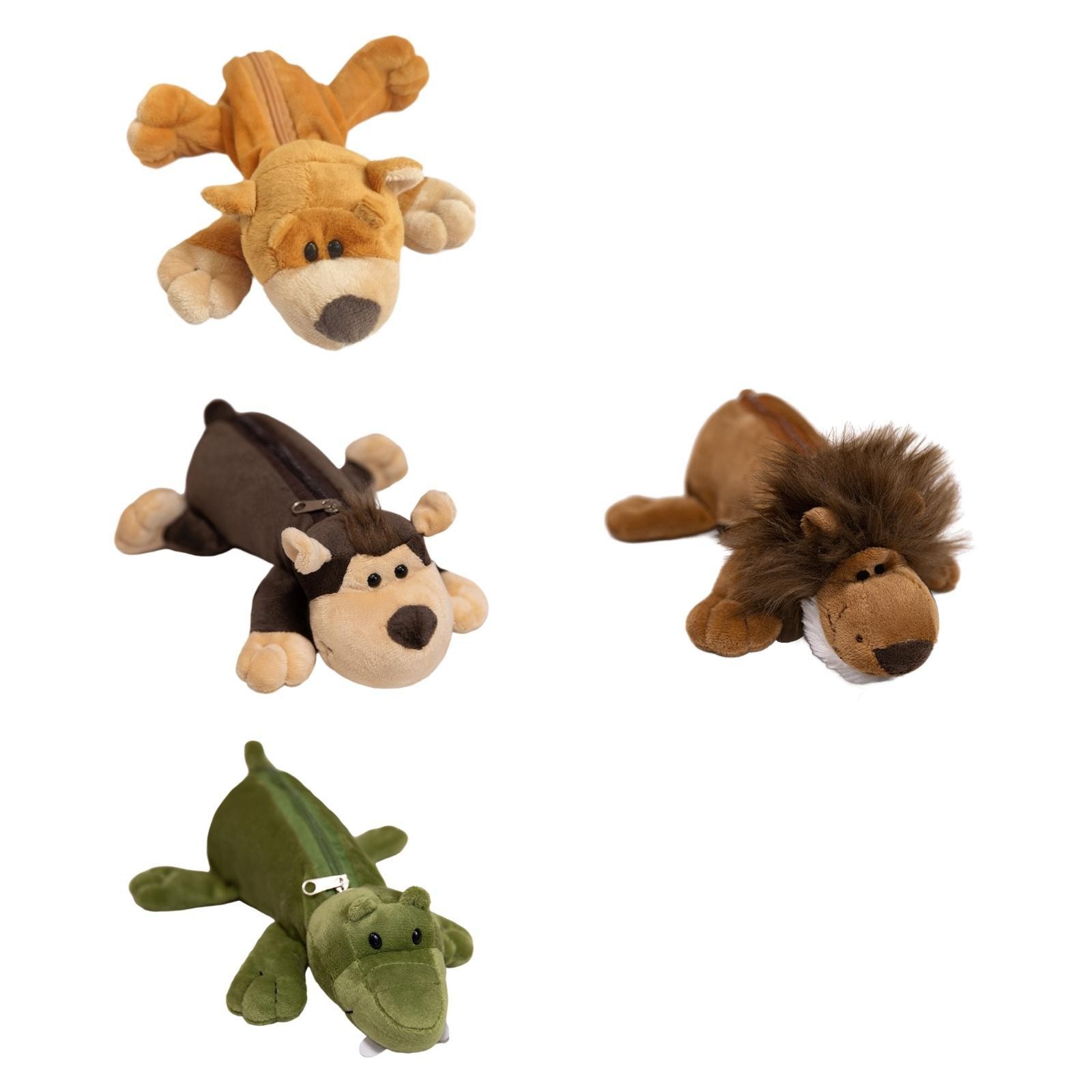 Plush Pencil Case Pencils Pouch Portable Pens Holder Multiuse Makeup Bags with