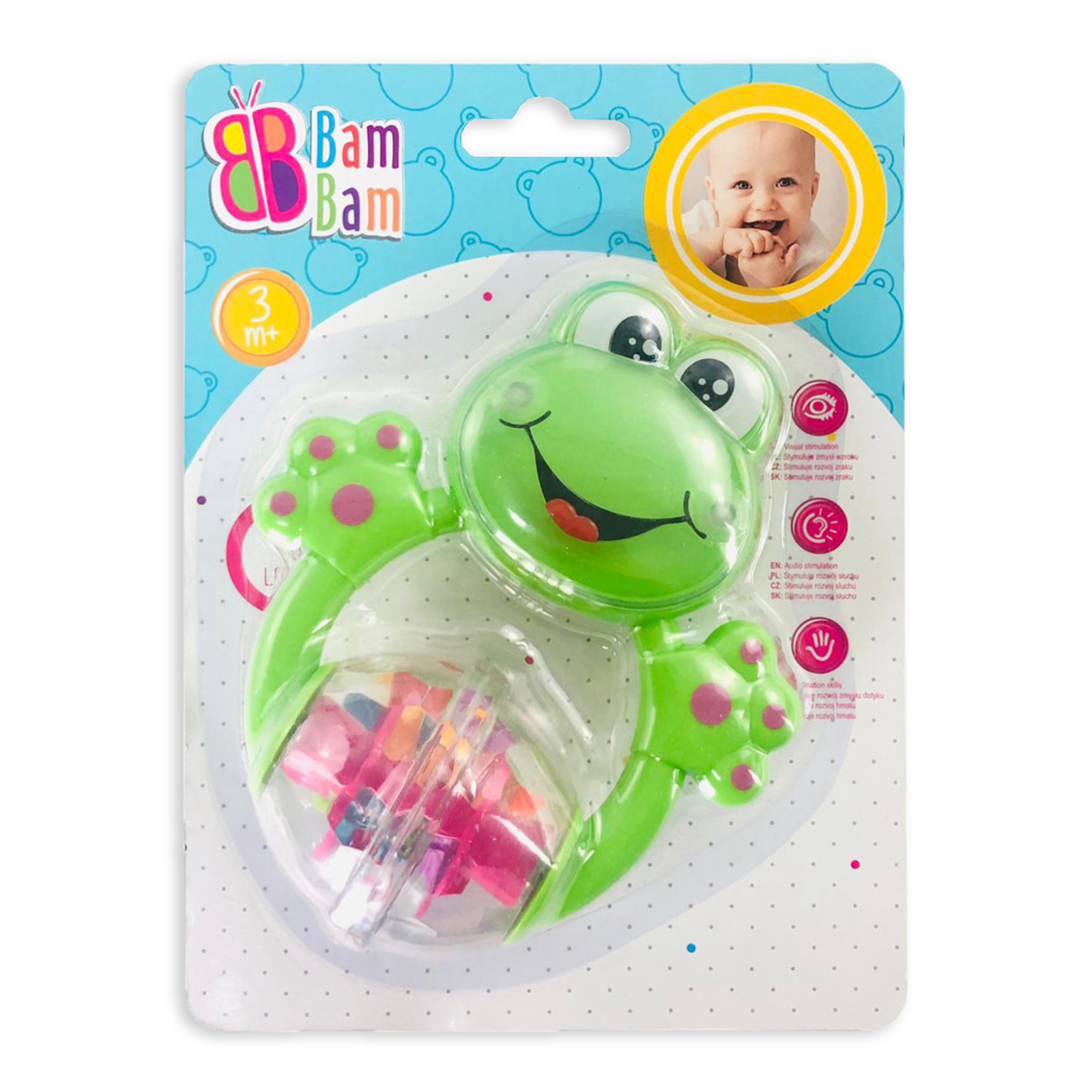 Creative Baby Toy BamBam Frog Rattles 2881