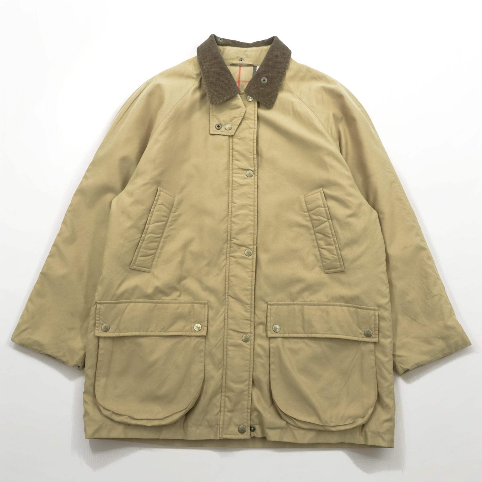 Vintage 90s Burberrys Field Jacket M Nova Check Lining Made in USA Barn Jacket