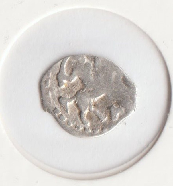 Rare Old Medieval 1547-84 Ivan Terrible Russian Silver DENGA Collection Coin I96