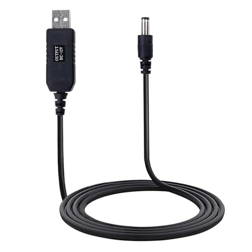 Power Boost Converter Cable, USB 5V to 12V DC - USB Voltage Step Up Converter 