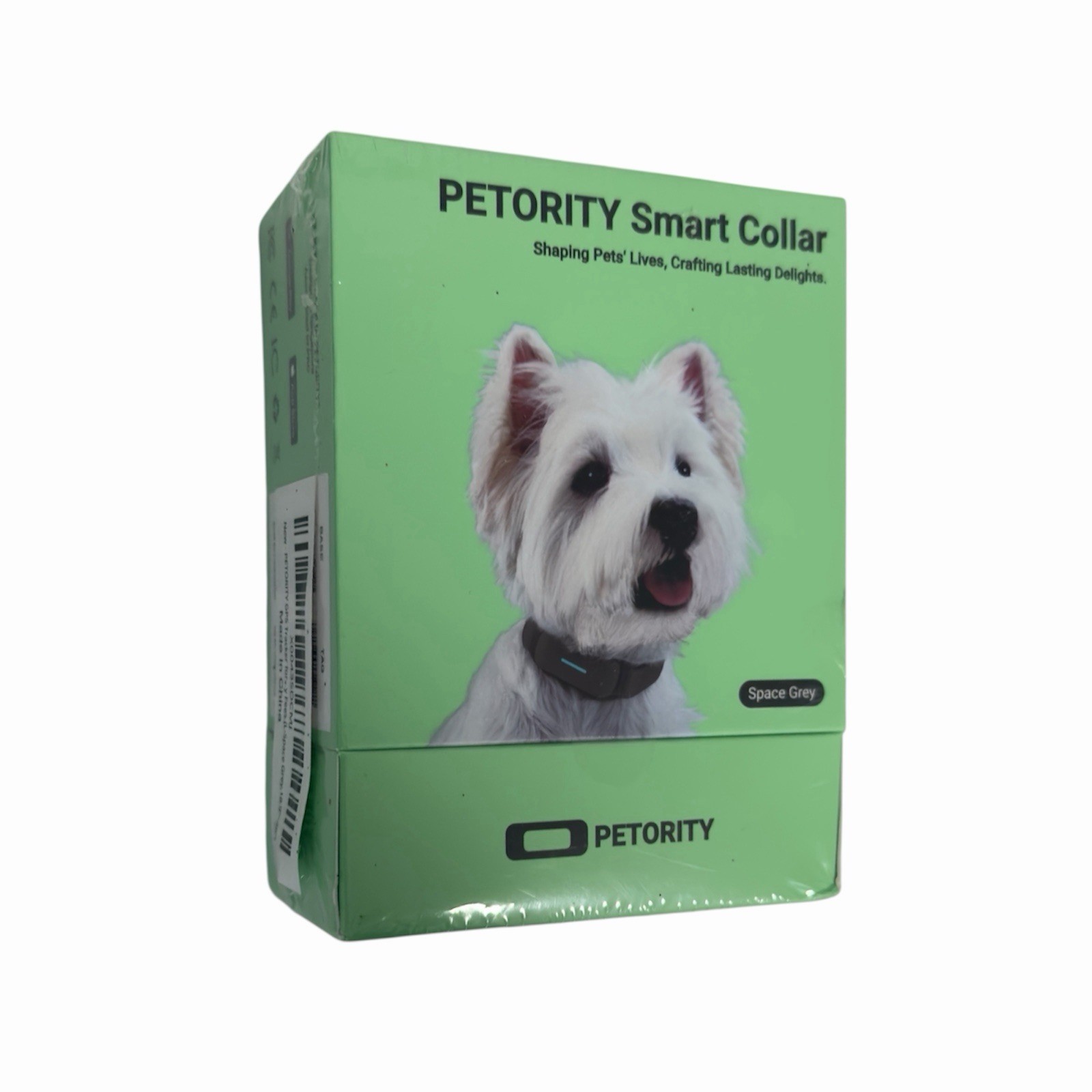 PETORITY GPS Tracker For Pets - LARGE -SPACE GRAY.