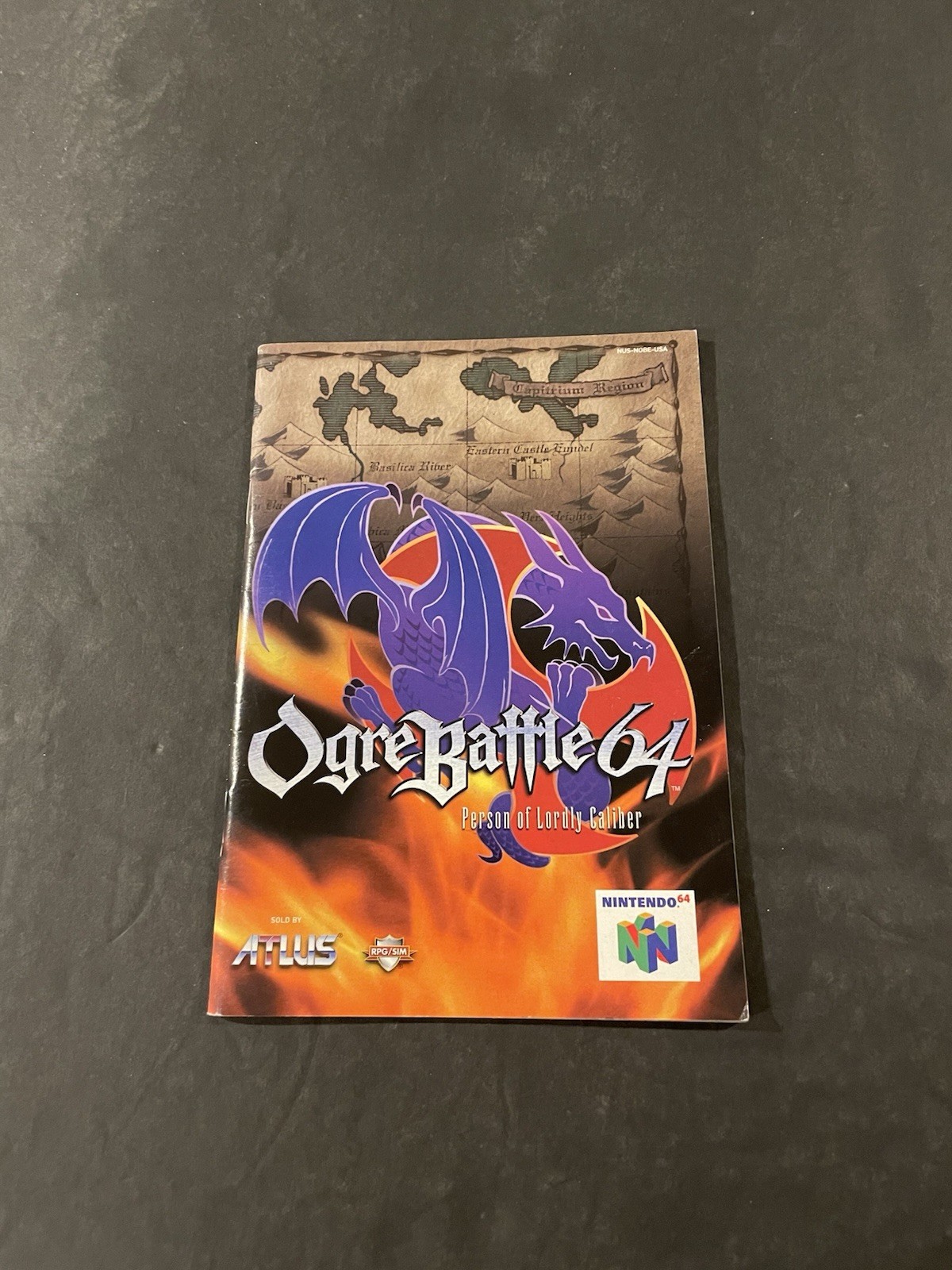 Ogre battle n64 Manual only