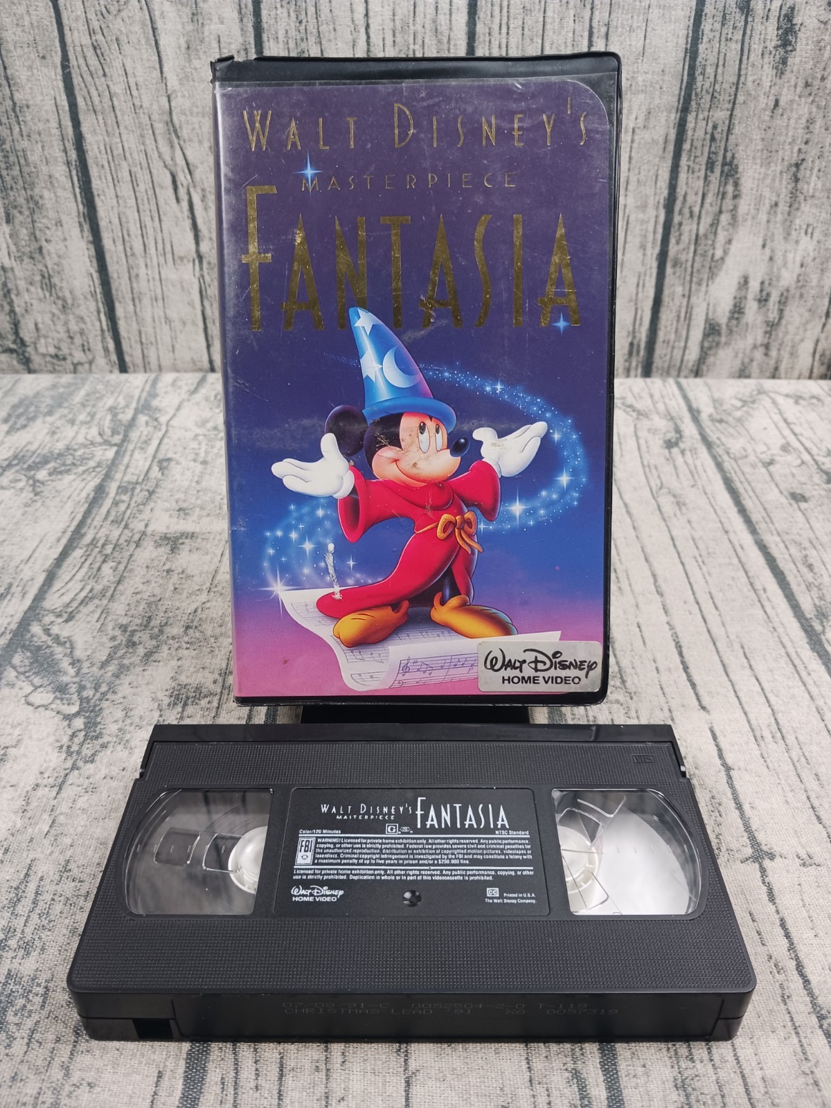Fantasia: Walt Disney's Masterpiece (VHS) Pre-Owned, Good Condition 