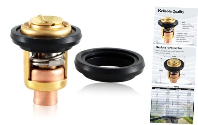 Thermostat with Gasket Compatible with Johnson Evinrude 5-235 HP Outboard