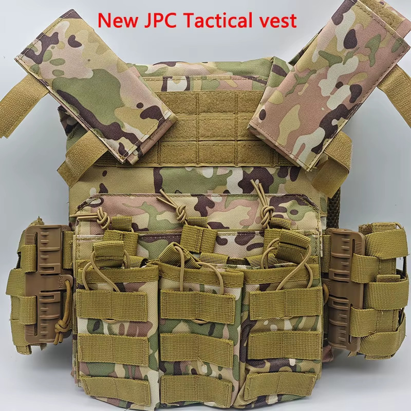 New Tactical Vest JPC Quick Release Buckle Triple Magazine Pouch Hunting Carrier