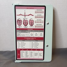 Whitecoat Nursing Edition Mini Binder Teal Metal With Cheat Guide Notes