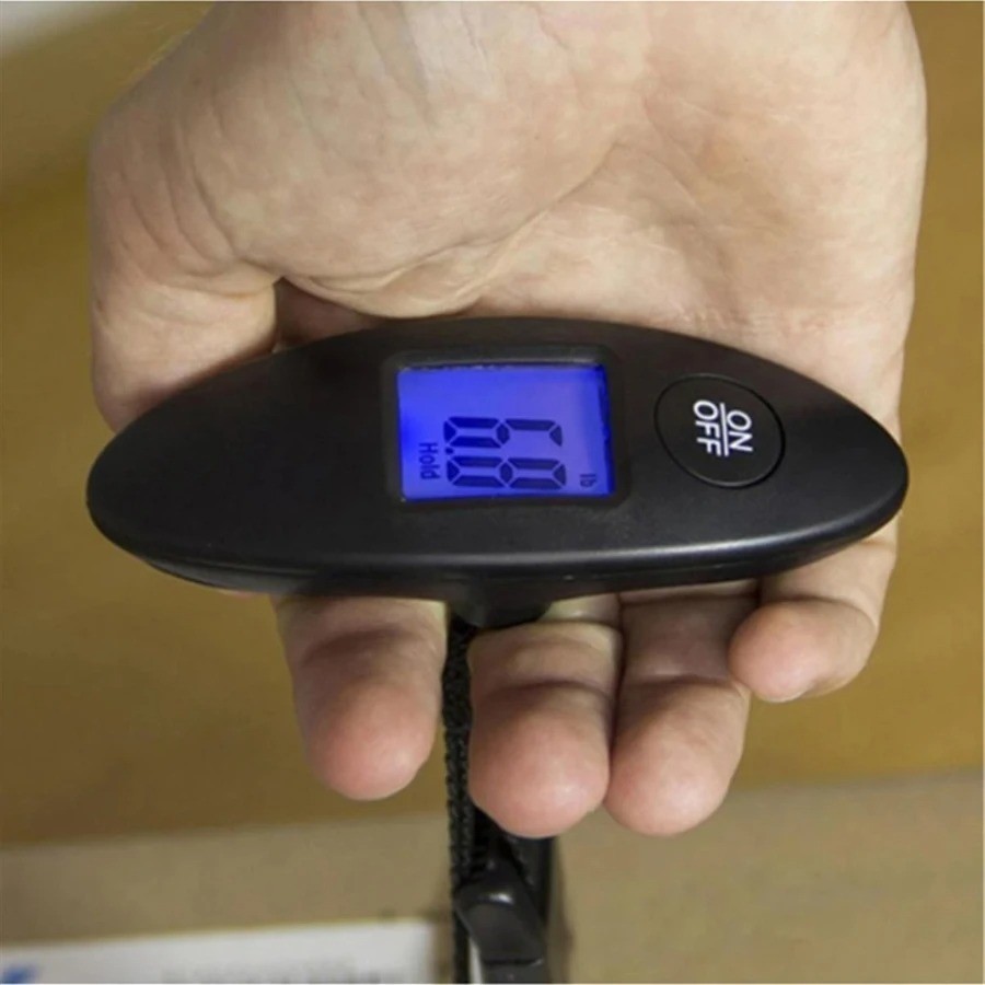 40KG Digital Travel Portable Handheld Weighing Luggage Scales Suitcase Bag LCD