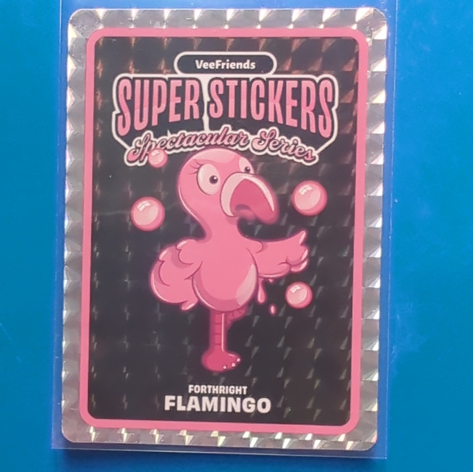 VeeFriends Super Stickers Spectacular Series Forthright Flamingo Hologram 2026