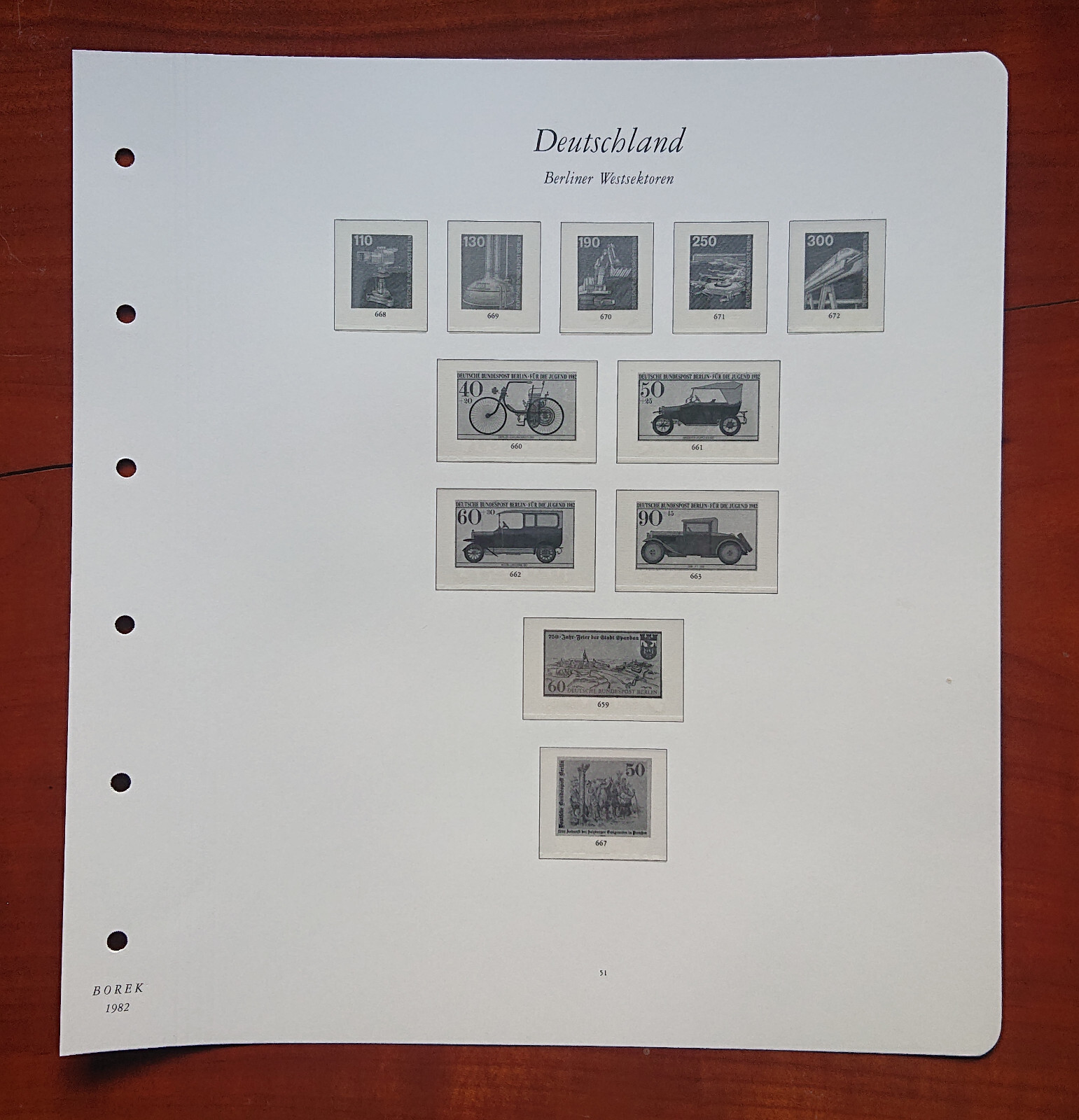 Form Berlin West Sectors Borek 1982 P. 51 Technology Vintage Cars