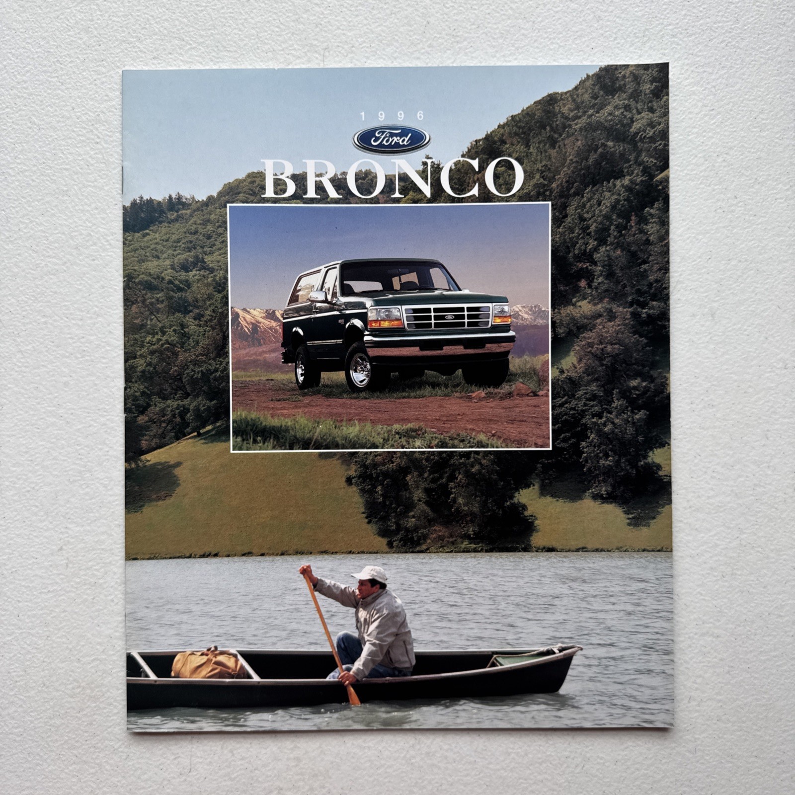 Vintage 1996 Ford Bronco Sales Dealer Catalog