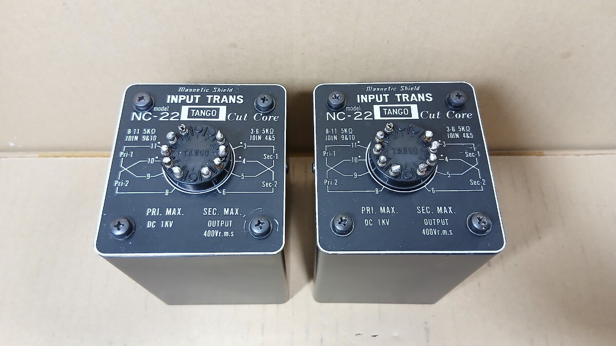 TANGO NC-22 Pair Audio Input Transformer Used Working Condition