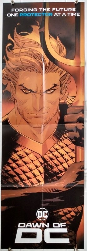 AQUAMAN DAWN OF DC  12X36 PROMO POSTER VM08