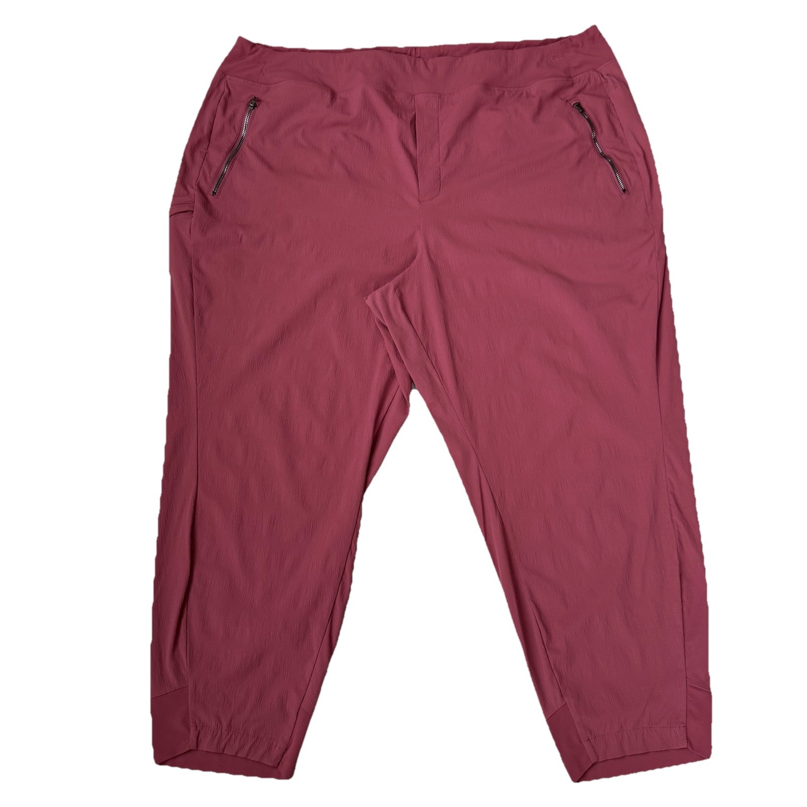 Women's ATHLETA Trekkie North High Rise Jogger Pants in Rose Pink Plus Size 22