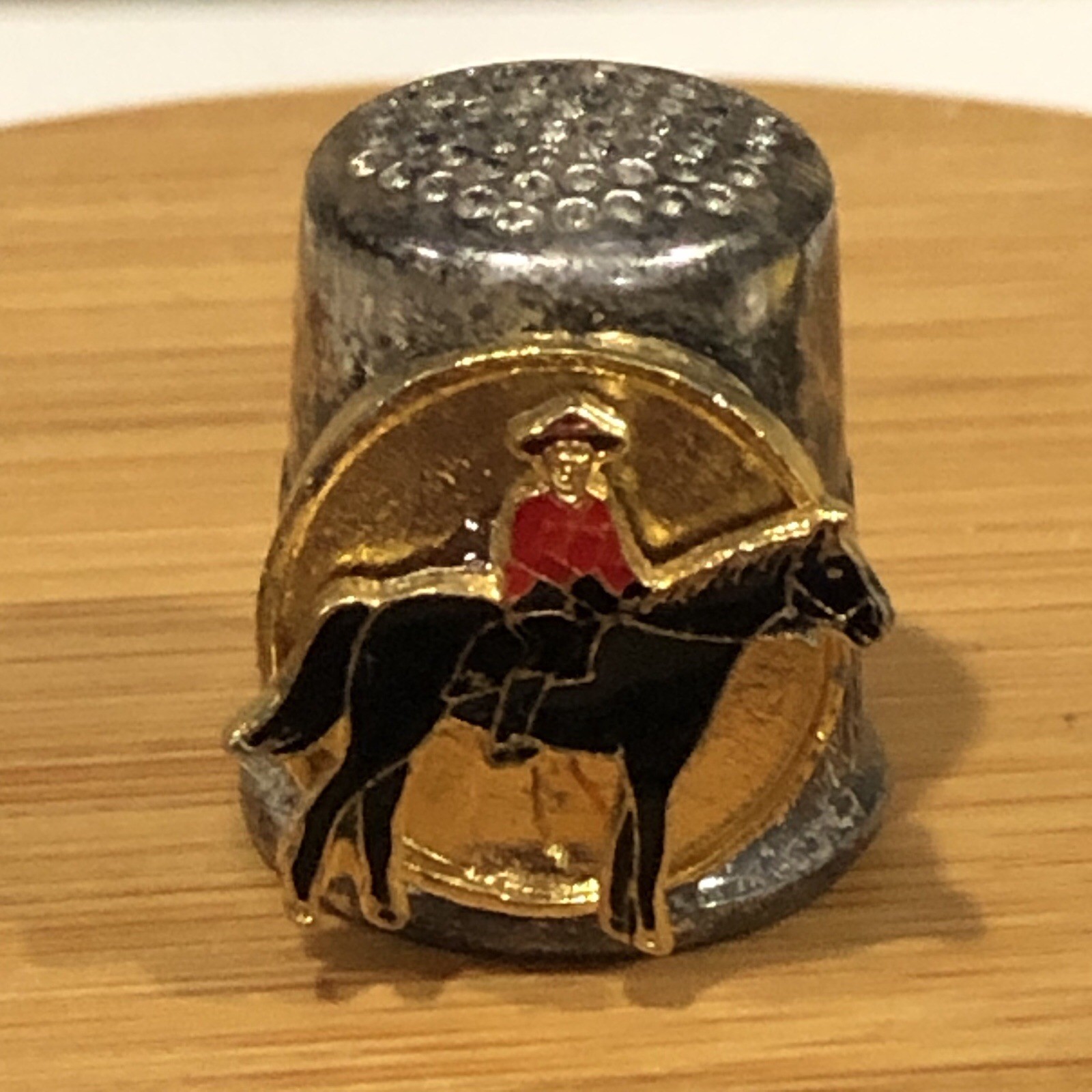 Vintage Thimble Royal Canadian Mounted Police  T29