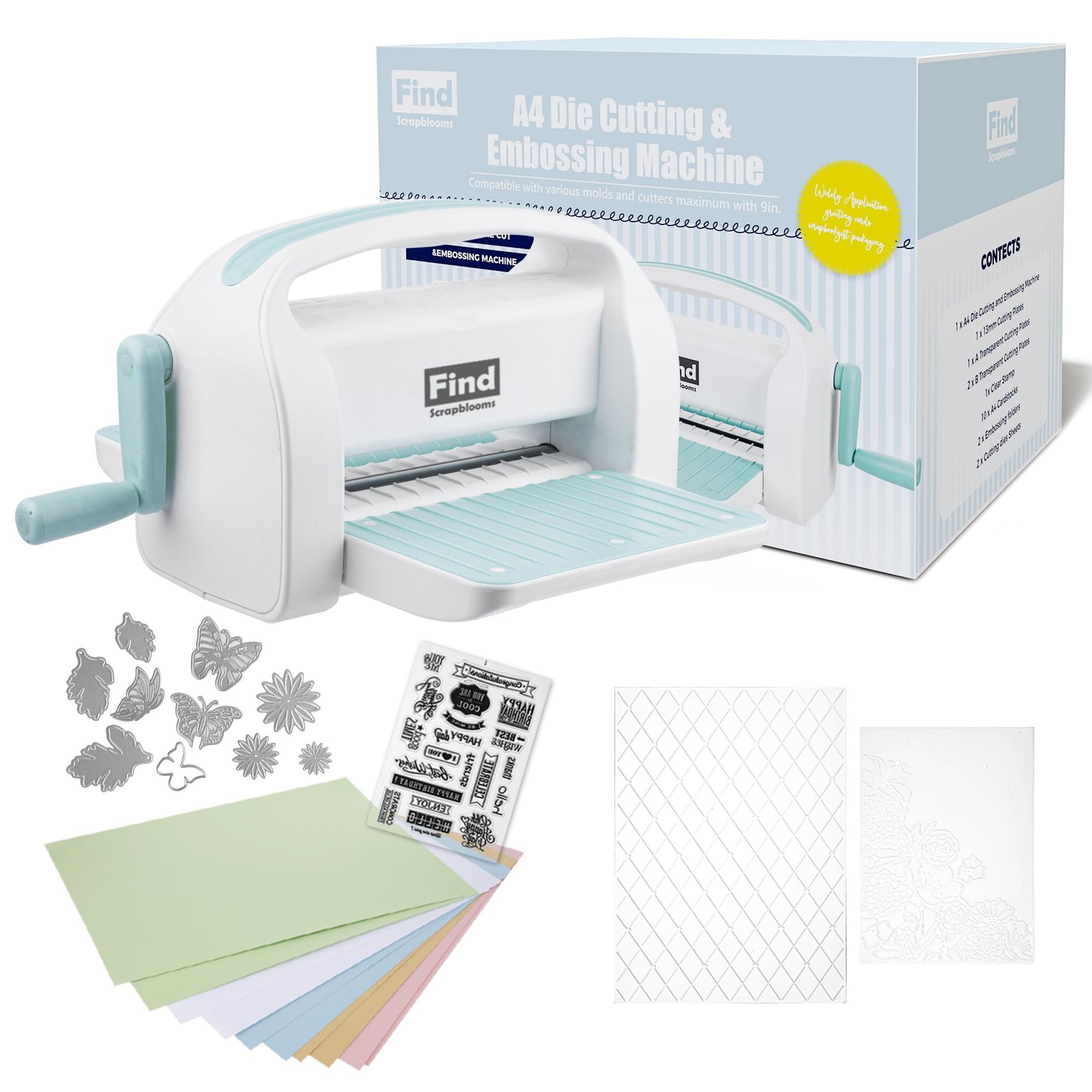 Die Cutting Machine 9 inch Foldable A4 Scrapbooking DIY AE Find Scrapblooms