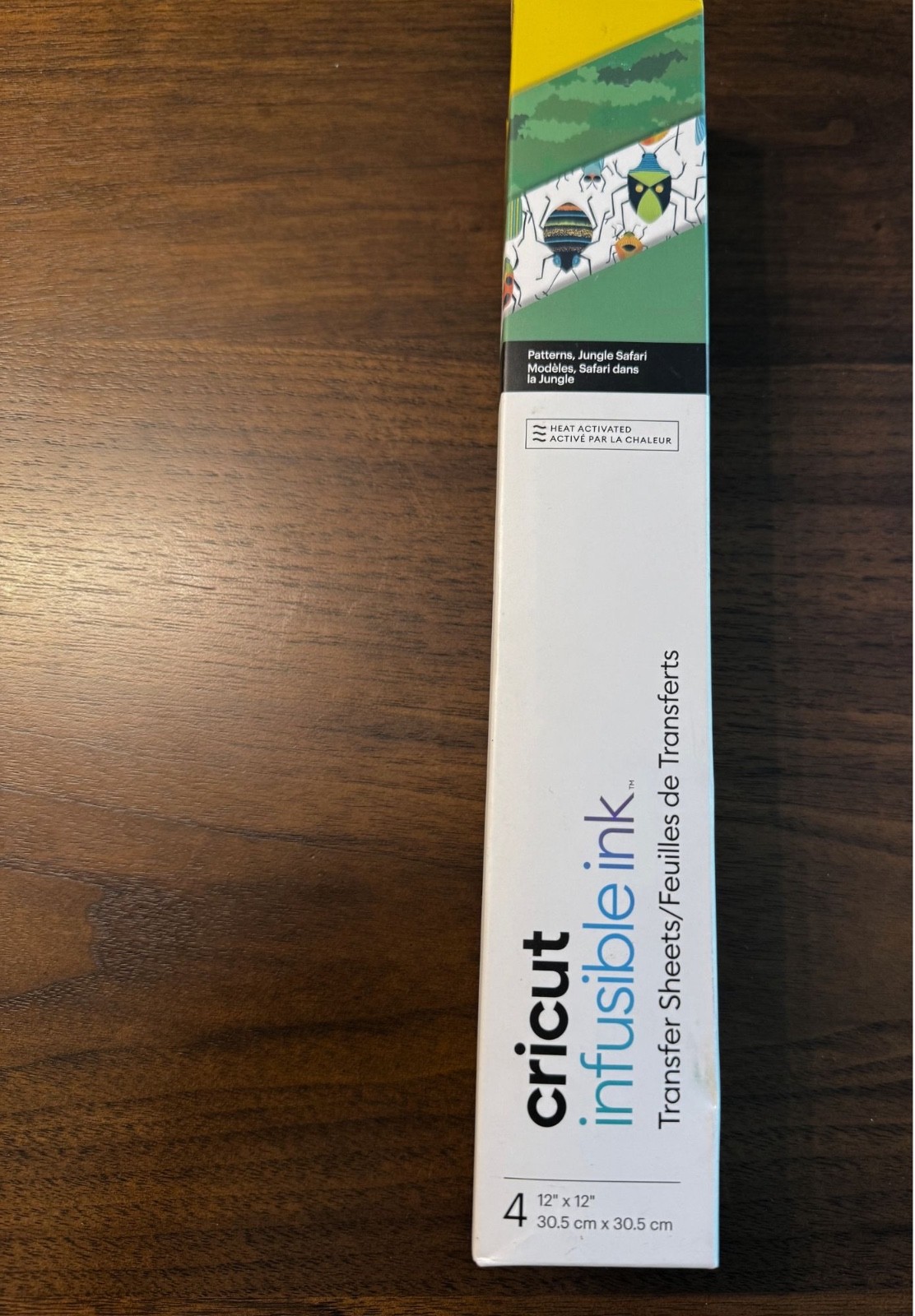 Cricut Infusible Ink Transfer Sheets Jungle Safari 4 12" X 12" sheets