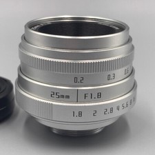 25mm F1.8 APS-C Prime Lens For Camera Sony E Canon FUJI X M4/3 Mount Beginner