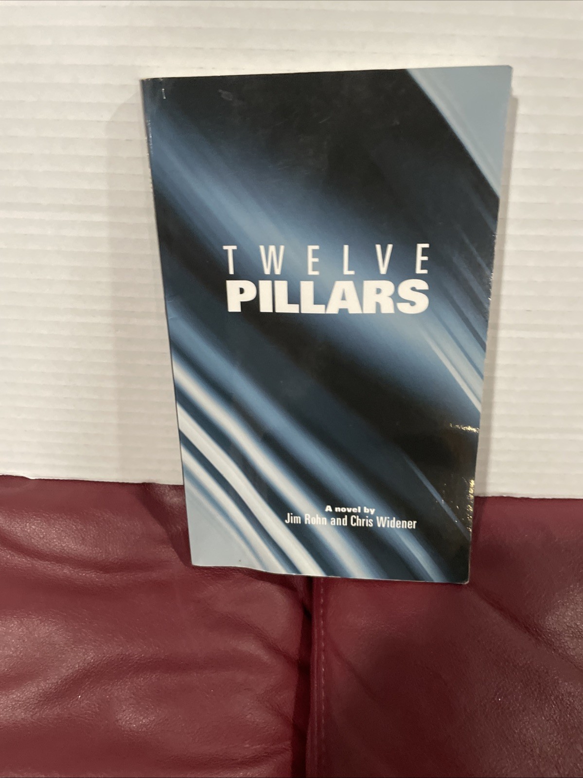 RARE SIGNED COPY OF TWELVE PILLARS BY CHRIS WIDENER PAPERBACK BOOK