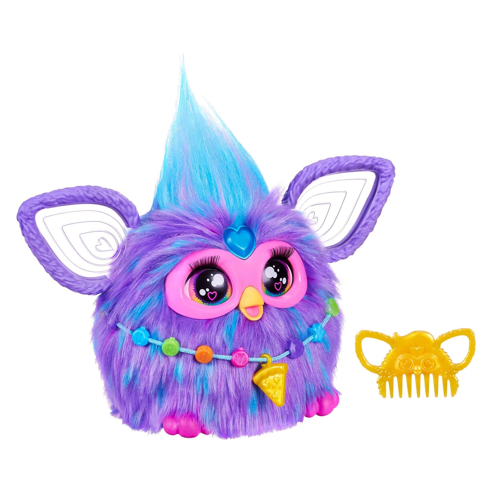 Hasbro Furby Purple Interactive Plush Toy, Electronic, French Version, Ages 6+