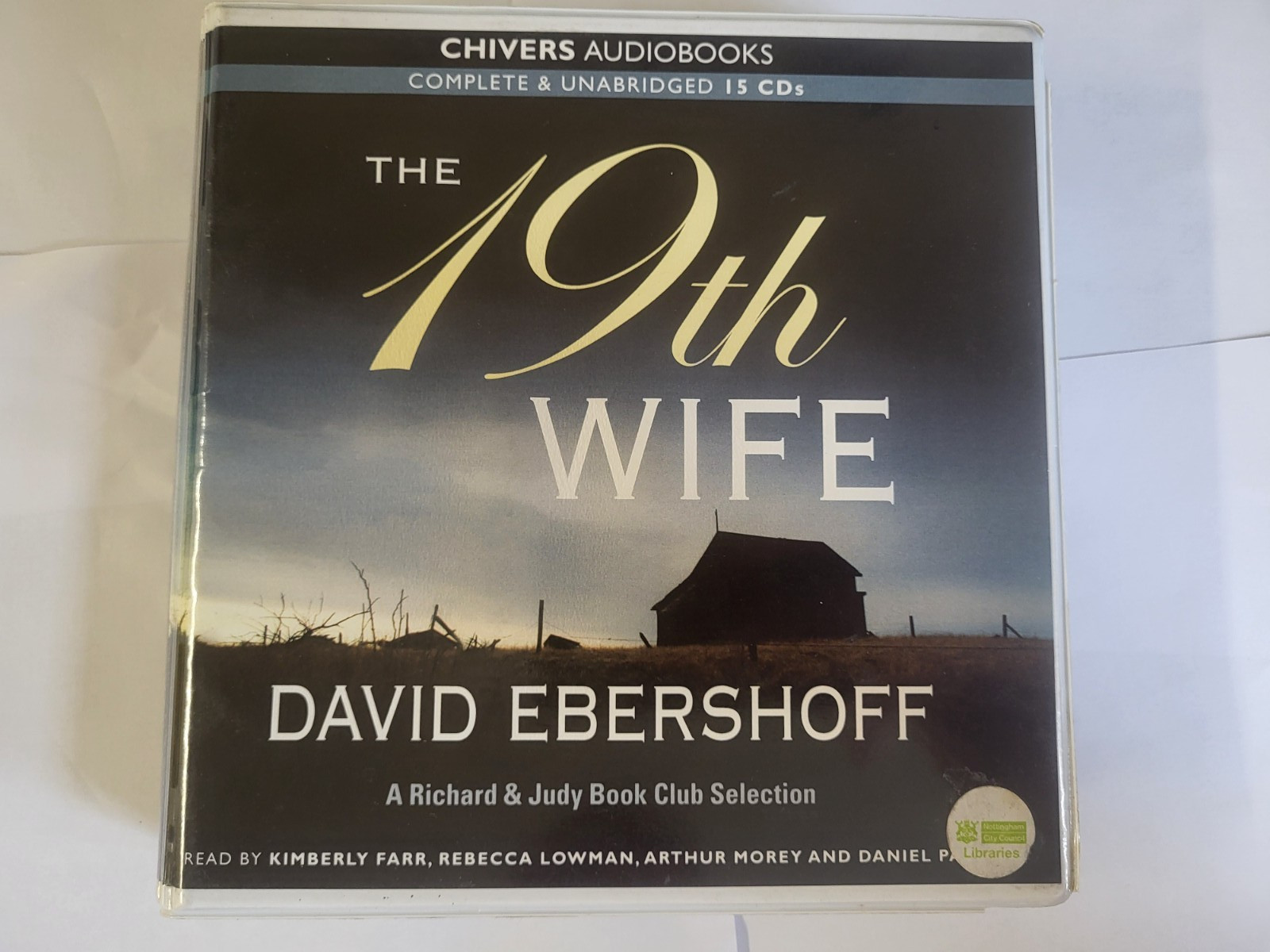 DAVID EBERSHOFF - THE 19TH WIFE - 15 CDS  AUDIOBOOK UNABRIDGED DISC ONLY