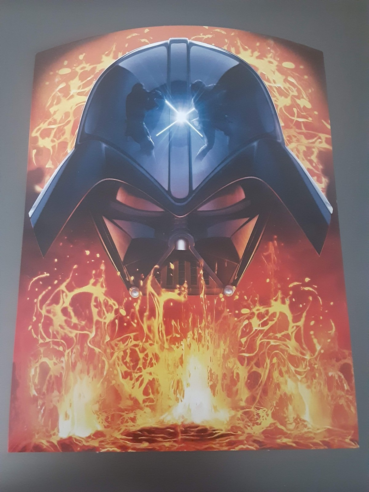 Star Wars Revenge of the Sith Die-Cut Vader Lava Backdrop Mustafar