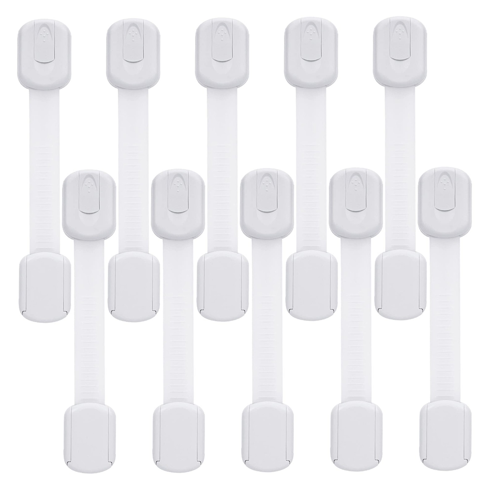 Cabinet Locks Child Safety 10 Pack Baby Proofing Latches