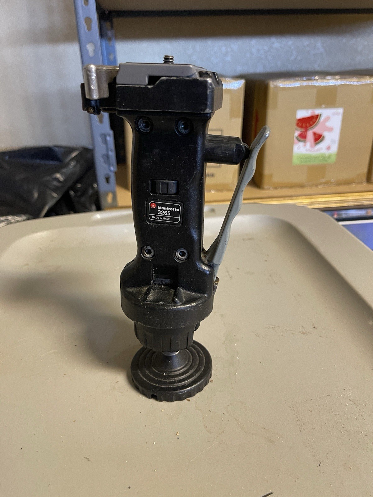 Bogen manfrotto 3265 (222) Joystick Grip Ball Head W/ PLATE!
