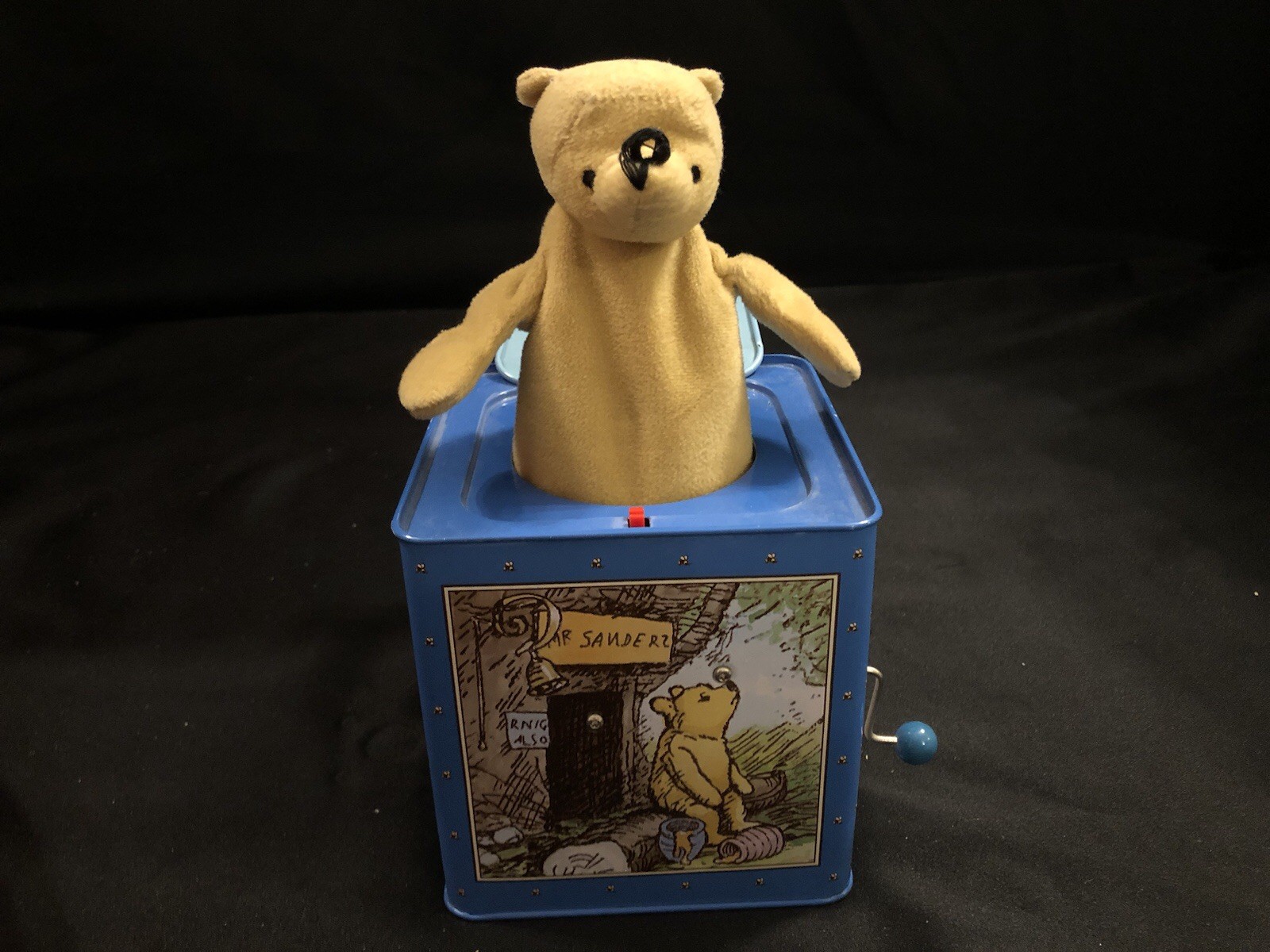 Vintage Schylling Winnie The Pooh Jack In The Box Toy Similar To Baby Einstein