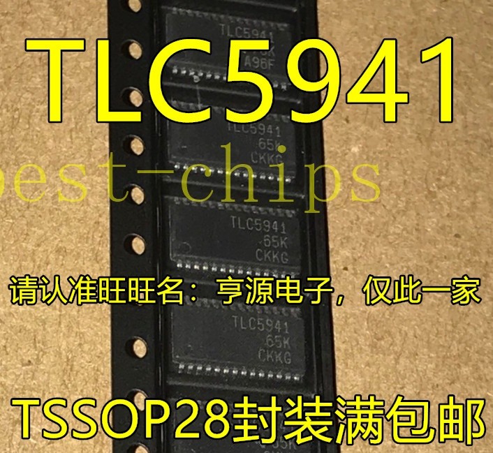 10PCS TLC5941 TLC5941PWPR TSSOP28 *tm