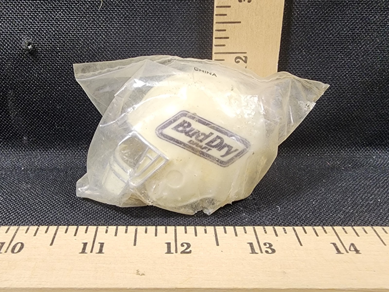 Vintage Bud Dry Draft Mini Football Helmet Factory Sealed Breweriana Collectible