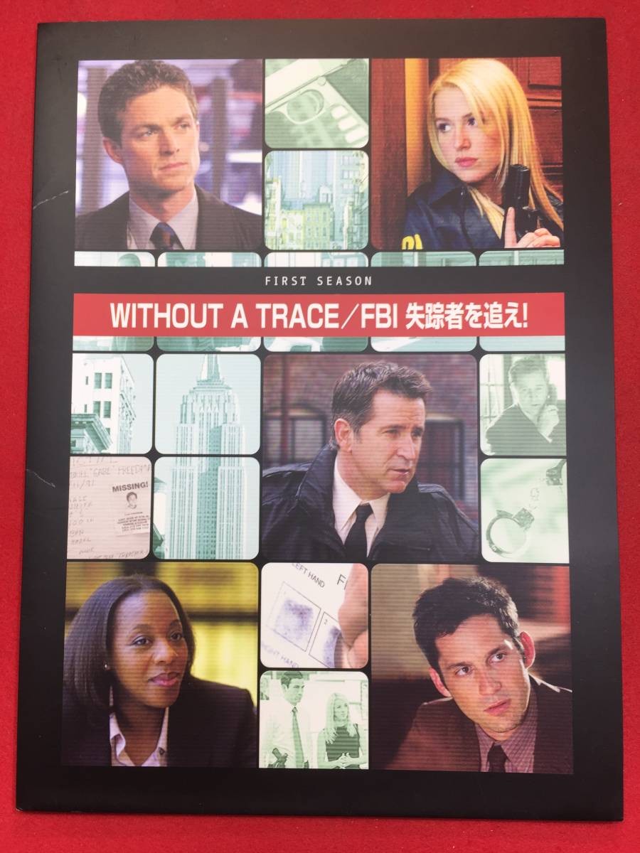 07821 WITHOUT A TRACE/FBI: Chasing the Missing Press Anthony LaPaglia Poppy Mont